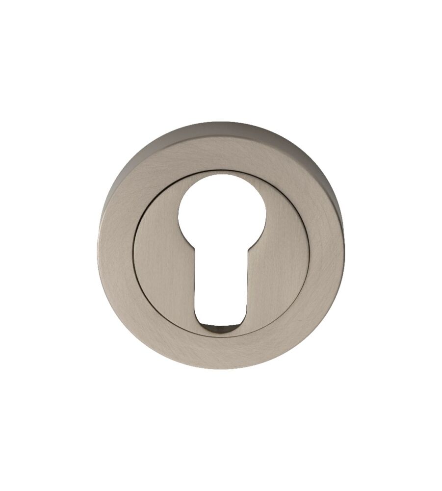 CARLISLE BRASS AA1SN ESCUTCHEON - EURO PROFILE ON CONCEALED FIX ROUND ROSE NIS (SATIN NICKEL) 52MM