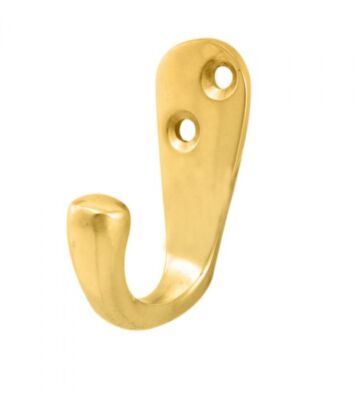 Carlisle Brass AA26/BP Victorian Single Robe Hook 45mm