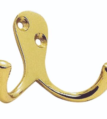 Carlisle Brass AA27 Victorian Double Robe Hook 51mm