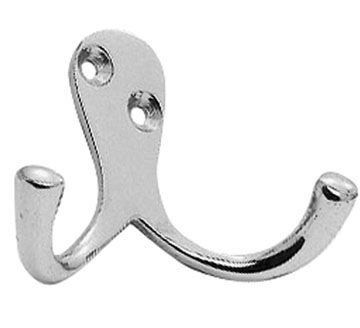 Carlisle Brass AA27CP Victorian Double Robe Hook 51mm