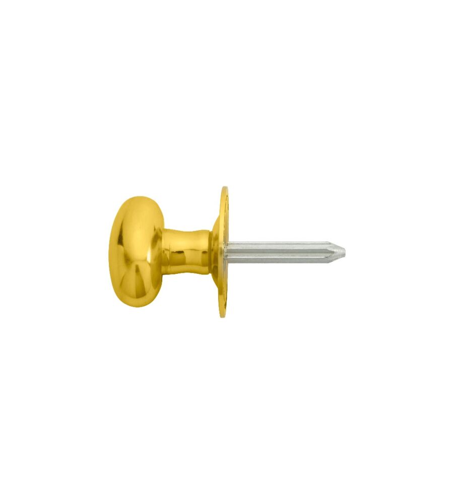 CARLISLE BRASS AA33 THUMBTURN TO SUIT RACKBOLT (OVAL) - HARDENED STEEL SPLINE SPINDLE 38MM