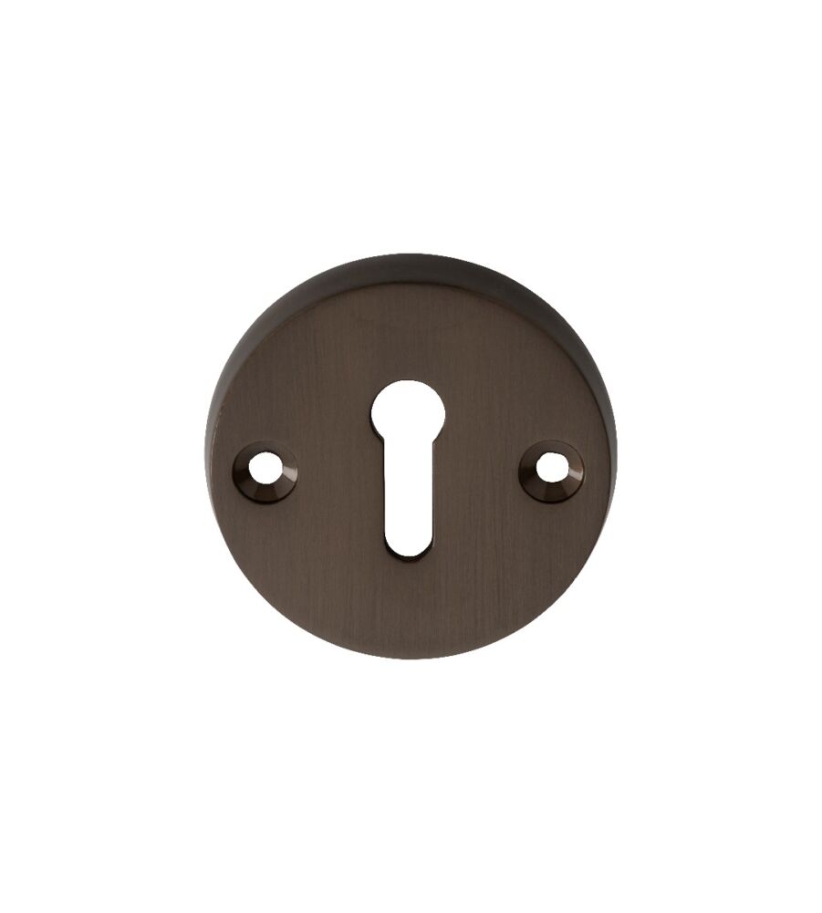 CARLISLE BRASS AA345DB ESCUTCHEON - STANDARD PROFILE (FACE FIX) BGOS (DARK BRONZE MATT) 45MM