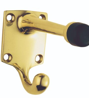 Carlisle Brass AA38 Victorian – Hat & Coat Hook With Rubber Buffer 86mm