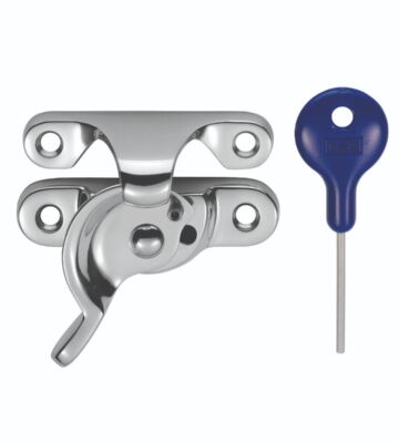 Carlisle Brass AA40LCKCP Locking Sash Fastener (Fitch Pattern) 64mm X 25mm