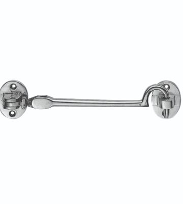 Carlisle Brass AA62CP Cabin Hook – Heavyweight (Silent Pattern) 152mm