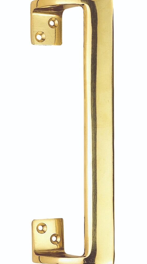 CARLISLE BRASS AA90 PULL HANDLE (OVAL GRIP CRANKED) 229MM