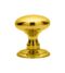 CARLISLE BRASS AC050 ICE SOLID MORTICE KNOB 65MM - PAIR