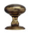 CARLISLE BRASS AC050FB ICE SOLID MORTICE KNOB 65MM - PAIR