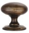 CARLISLE BRASS AC055FB CENTRE DOOR KNOB 100