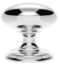 CARLISLE BRASS AC055CP CENTRE DOOR KNOB 100