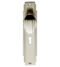 CARLISLE BRASS ADR021SN ART DECO KNOB ON BACKPLATE - LOCK 57MM C/C  205 X 45MM - PAIR