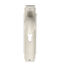 CARLISLE BRASS ADR021YSN ART DECO KNOB ON BACKPLATE - LOCK EURO PROFILE 47.5MM C/C  205 X 45MM - PAIR