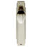 CARLISLE BRASS ADR022SN ART DECO KNOB ON BACKPLATE - LATCH  205 X 45MM - PAIR