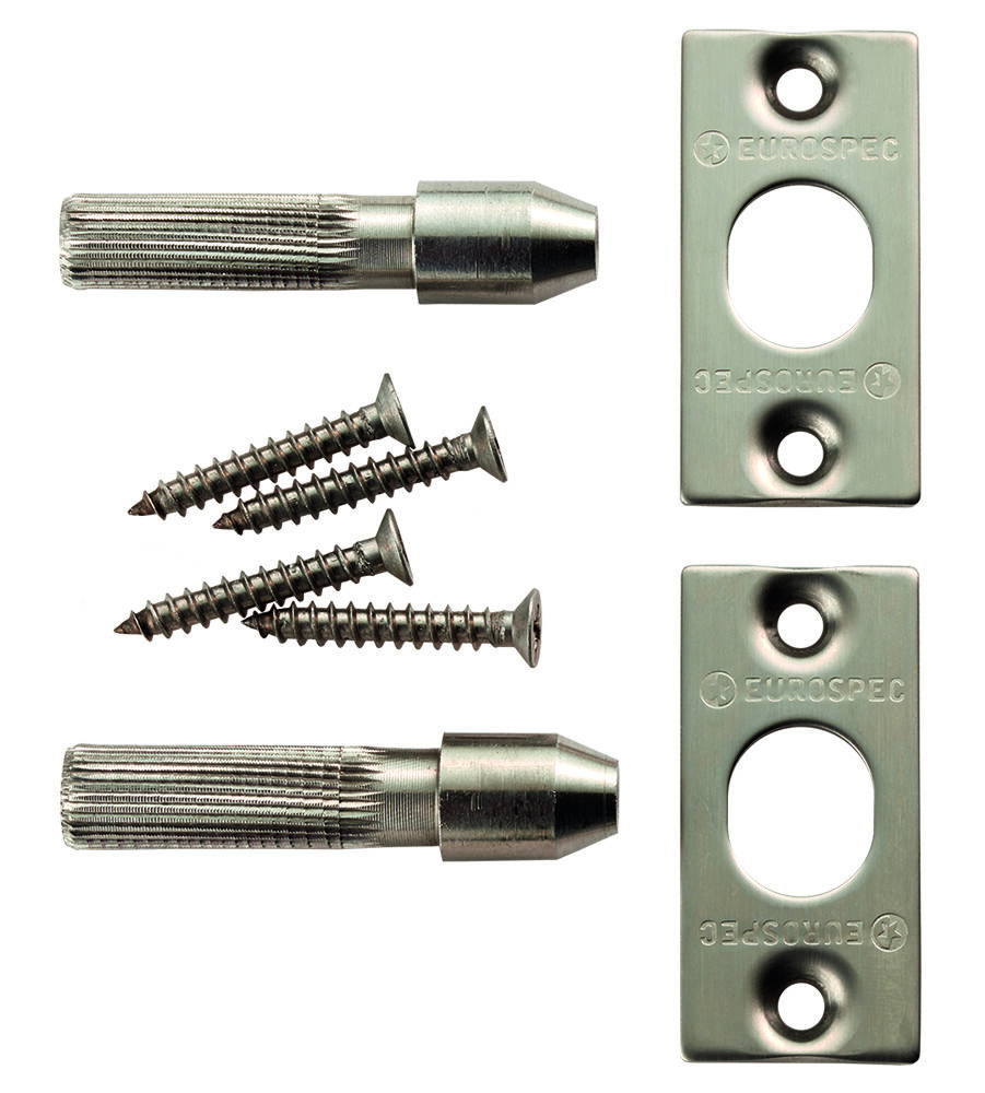 CARLISLE BRASS AHB1000SSS/G316 SECURITY HINGE BOLT SET STAINLESS STEEL - BOXED 56 X 13MM - PAIR