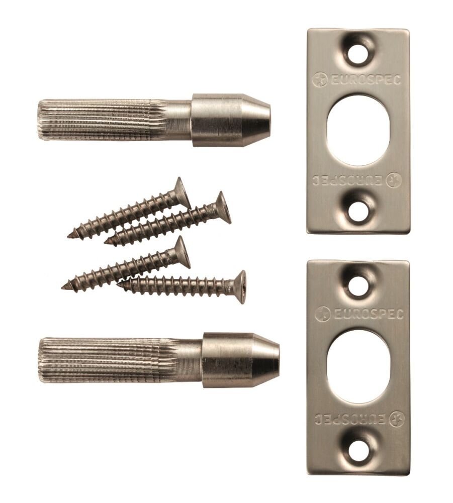 CARLISLE BRASS AHB1000SSS/G316/BP SECURITY HINGE BOLT SET STAINLESS STEEL - BLISTER 56 X 13MM - PAIR