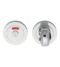 CARLISLE BRASS AQ11CP TURN & RELEASE WITH INDICATOR ON CONCEALED FIX ROUND ROSE (4.9 X 67MM SPINDLE) 51MM - SET