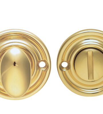 Carlisle Brass AQ133 Turn & Release To Suit Bathroom Lock / Oval Turn 45mm – Set