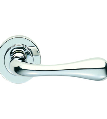 Carlisle Brass AQ1CP Astro Lever On Concealed Fix Round Rose Cro (Polished Chrome) 51mm – Pair