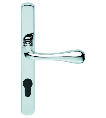 Carlisle Brass AQ1NP92CP Narrow Plate – (As1np) Astro Lever Lock Euro Profile Furniture (92mm C/C) Cro (Polished Chrome) 208mm X 26mm – Pair