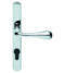 CARLISLE BRASS AQ1NP92CP NARROW PLATE - (AS1NP) ASTRO LEVER LOCK EURO PROFILE FURNITURE (92MM C/C) CRO (POLISHED CHROME) 208MM X 26MM - PAIR