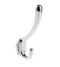 CARLISLE BRASS AQ25CP HEAVY ARCHITECTURAL QUALITY HAT & COAT HOOK 143MM