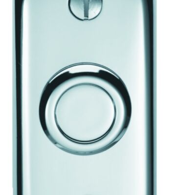 Carlisle Brass AQ31CP Victorian – Bell Push (Shaped) 76mm X 38mm