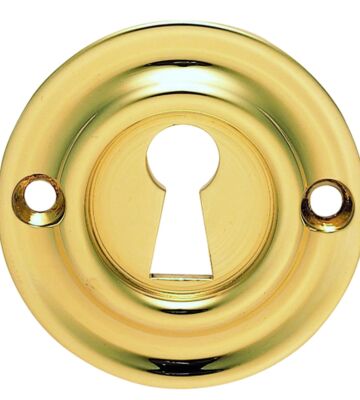 Carlisle Brass AQ41 Victorian Escutcheon Lock Profile Round Face Fix 42mm