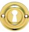 CARLISLE BRASS AQ41 VICTORIAN ESCUTCHEON LOCK PROFILE ROUND FACE FIX 42MM