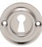 CARLISLE BRASS AQ41CP/BP VICTORIAN ESCUTCHEON LOCK PROFILE ROUND FACE FIX 45MM