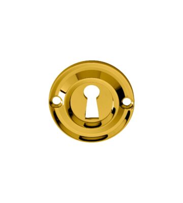 Carlisle Brass AQ41PVD Victorian Escutcheon Lock Profile Round Face Fix 42mm