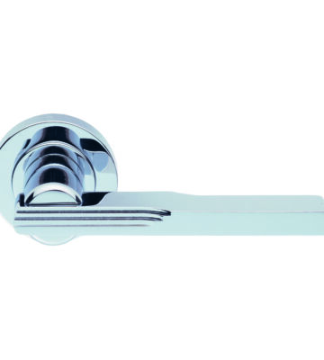 Carlisle Brass AQ5CP Veronica Lever On Concealed Fix Round Rose Cro (Polished Chrome) 51mm – Pair