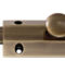 CARLISLE BRASS AQ81FB SURFACE BOLT C/W EXTRUDED KEEPER FLAT & ANGLE KEEPER 102MM