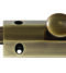 CARLISLE BRASS AQ82FB SURFACE BOLT C/W EXTRUDED KEEPER FLAT & ANGLE KEEPER 150MM