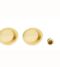 CARLISLE BRASS ART54A SLIDING DOOR ROSE WITH FLUSH PULL OTL (POLISHED BRASS) 57MM - SET