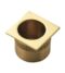 CARLISLE BRASS ART56Q SQUARE FLUSH PULL OTL (POLISHED BRASS) 27 X 27MM