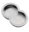 CARLISLE BRASS ART84SC OTTO SLIDING DOOR PULL BLANK (EIGHT SHAPED) CSA (SATIN CHROME) 88 X 55MM - PAIR
