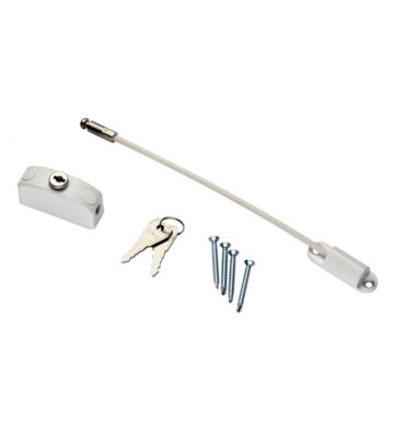 Carlisle Brass AWR1200WHT Window Restrictor – White