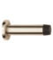 CARLISLE BRASS AZ21SN WALL MOUNTED CYLINDER DOORSTOP WITH ROSE 64MM