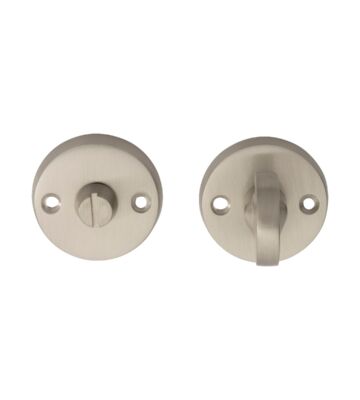 Carlisle Brass B12SN Turn & Release On Face Fix Round Rose (4.9 X 67mm Spindle) Nis (Satin Nickel) 45mm – Set