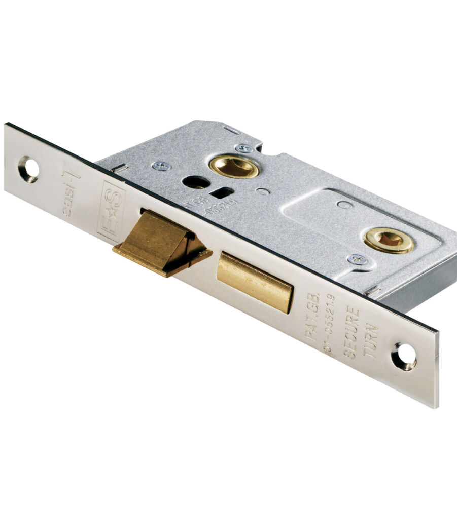 CARLISLE BRASS BAE5025NP/BP EASI-T BATHROOM LOCK 65MM RESIDENTIAL 64MM