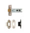 CARLISLE BRASS BTL2/R 2.5" CE B/T TUBULAR MORTICE LATCH RADIUS NP 64MM