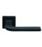 CARLISLE BRASS BY5BLK BIMYOU LEVER ON CONCEALED FIX SQUARE ROSE NERO (MATT BLACK)  - PAIR
