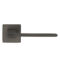 CARLISLE BRASS BY5MBRZ BIMYOU LEVER ON CONCEALED FIX SQUARE ROSE BUO (MATT PLAIN BRONZE) - PAIR