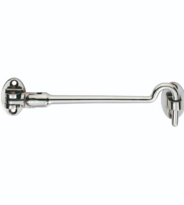 Carlisle Brass CAB1200BSS 200mm Cabin Hook Silent Pattern G316