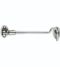 CARLISLE BRASS CAB1200BSS 200MM CABIN HOOK SILENT PATTERN G316 