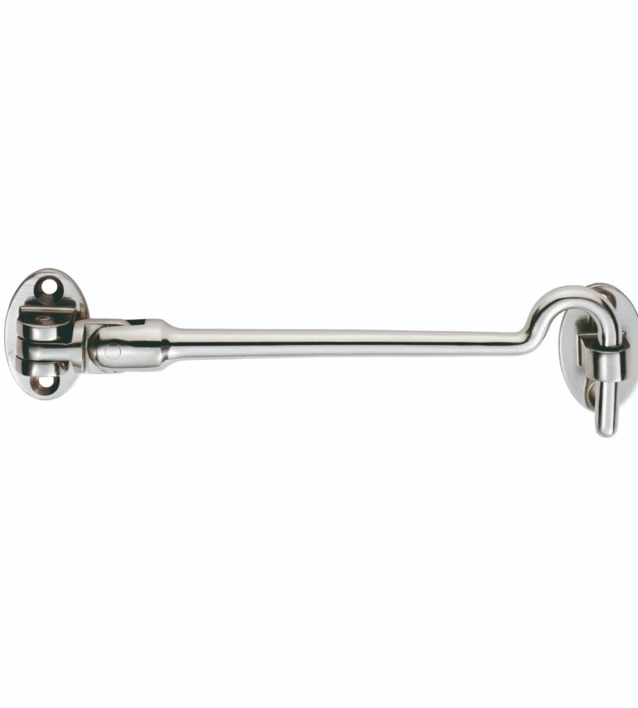 CARLISLE BRASS CAB1200BSS 200MM CABIN HOOK SILENT PATTERN G316