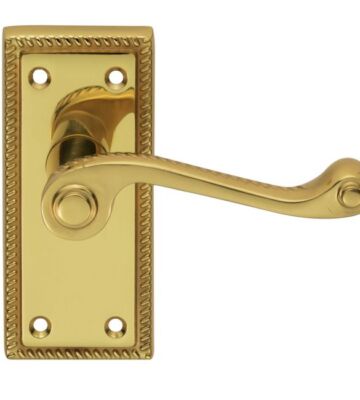 Carlisle Brass CBG2 Georgian Lever On Backplate – Latch (Contract Range) 110mm X 50mm – Pair