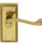 CARLISLE BRASS CBG2 GEORGIAN LEVER ON BACKPLATE - LATCH (CONTRACT RANGE) 110MM X 50MM - PAIR