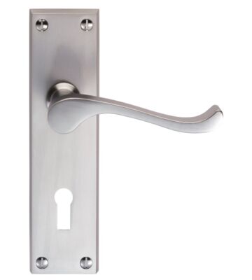 Carlisle Brass DL54SC Victorian Scroll Lever On Backplate – Lock 57mm C/C 150mm X 43mm – Pair