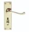 CARLISLE BRASS CBS54WC/BP VICTORIAN SCROLL LEVER ON BACKPLATE - BATHROOM 57MM C/C (CONTRACT RANGE) - PAIR